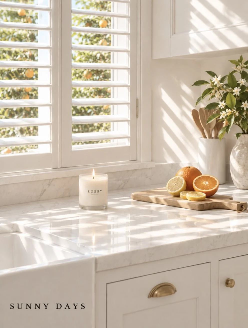 Sunlight streaming through a bright window onto soft linen